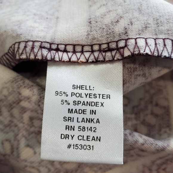 London Style Collection Print Dress. Sz 14 - Picture 11 of 11